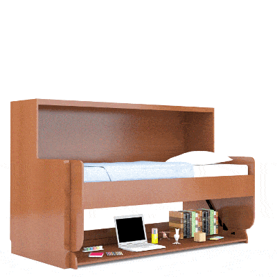 Bed Desk With Space Saving Designs By, Twin Murphy Bed Desk Combination